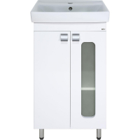 Тумба с раковиной Misty Урал 50 УТ000011700 Белая, купить, цена, заказать, магазин, доставка, скидка, промокод, купить, цена, заказать, магазин, доставка, скидка, промокод