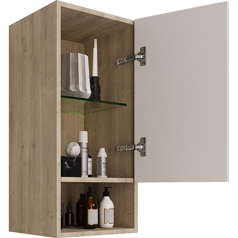 Подвесной шкаф Dreja Perfecto 35 99.0815 Дуб эврика Белый, купить, цена, заказать, магазин, доставка, скидка, промокод, купить, цена, заказать, магазин, доставка, скидка, промокод