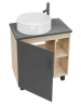 Тумба под раковину Grossman Флай 70 107002 Дуб сонома Серая, купить, цена, заказать, магазин, доставка, скидка, промокод, купить, цена, заказать, магазин, доставка, скидка, промокод