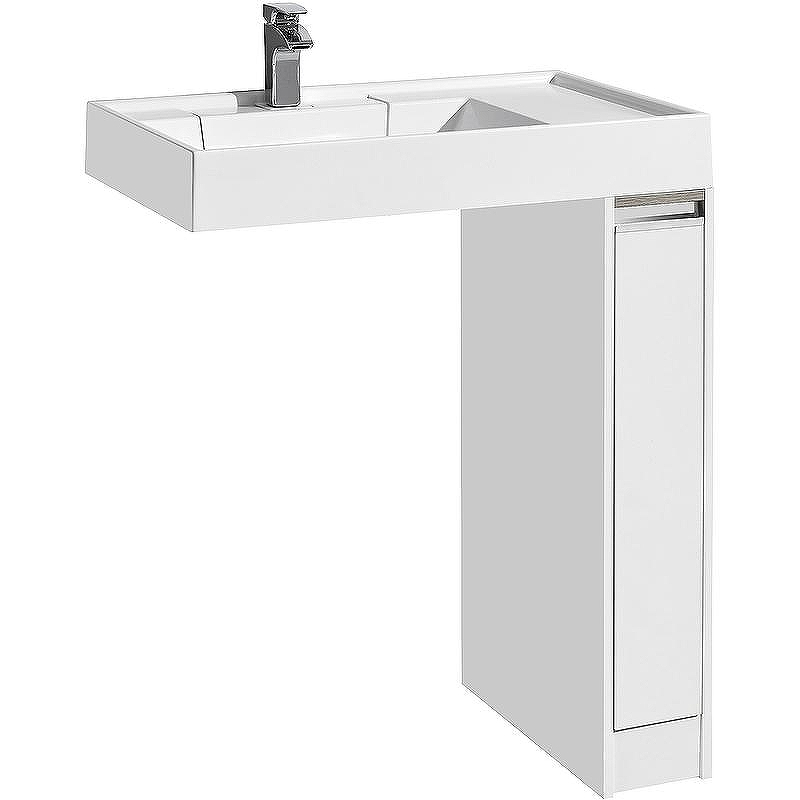 Тумба под раковину Aquaton Лондри 20 R 1A236101LH010 Белый глянец, купить, цена, заказать, магазин, доставка, скидка, промокод, купить, цена, заказать, магазин, доставка, скидка, промокод