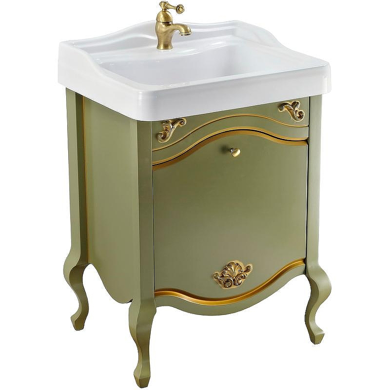 Тумба под раковину Migliore Impero 60 30874 Оливковая, купить, цена, заказать, магазин, доставка, скидка, промокод, купить, цена, заказать, магазин, доставка, скидка, промокод