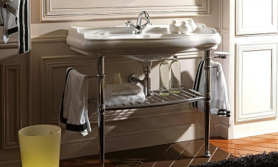 Консоль под раковину Kerasan Retro 100 730090 Хром