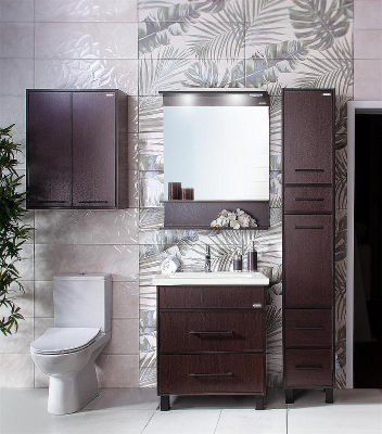 Тумба под раковину Бриклаер Чили 70 4627125415104 Венге