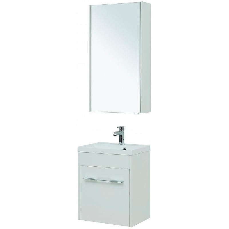 Комплект мебели для ванной Aquanet Августа 50 287679 подвесной Белый, купить, цена, заказать, магазин, доставка, скидка, промокод, купить, цена, заказать, магазин, доставка, скидка, промокод