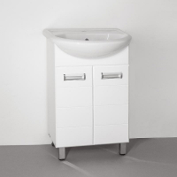 Тумба под раковину Style Line Ирис 55 Белый глянец, купить, цена, заказать, магазин, доставка, скидка, промокод, купить, цена, заказать, магазин, доставка, скидка, промокод