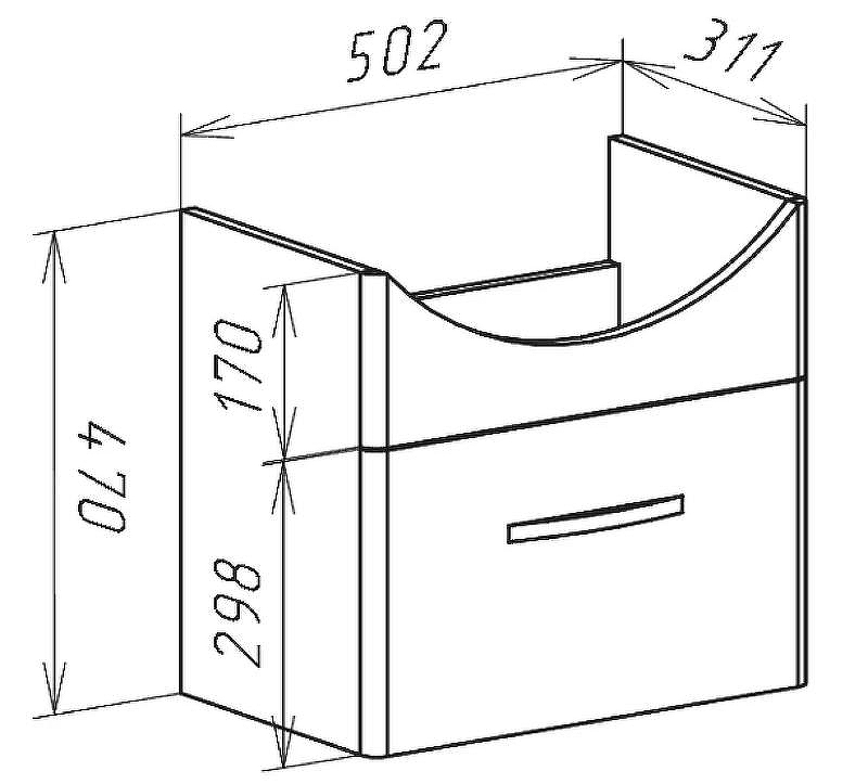 Тумба под раковину Bellezza Анкона 55 4639608090012 подвесная Белая, купить, цена, заказать, магазин, доставка, скидка, промокод, купить, цена, заказать, магазин, доставка, скидка, промокод