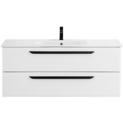 Тумба под раковину Cezares Eco-Cer 120 ECO-CER-1200-2C-SO-BO подвесная Bianco Opaco без ручек