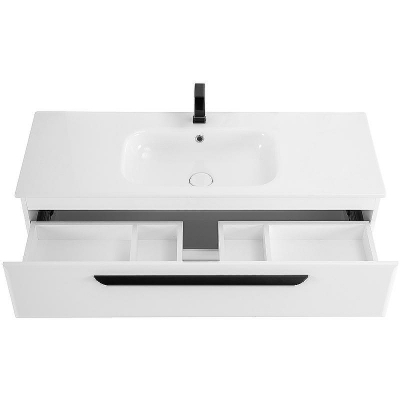 Тумба под раковину Cezares Eco-Cer 120 ECO-CER-1200-2C-SO-BO подвесная Bianco Opaco без ручек