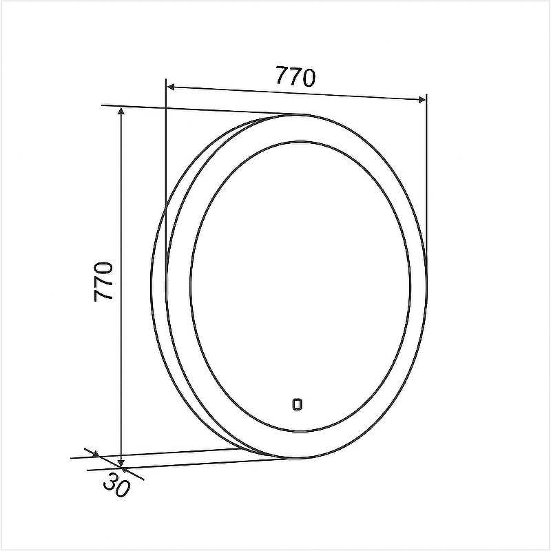 Зеркало Aqua de Marco Rio 77 Rio77 с подсветкой с сенсорным выключателем, купить, цена, заказать, магазин, доставка, скидка, промокод, купить, цена, заказать, магазин, доставка, скидка, промокод