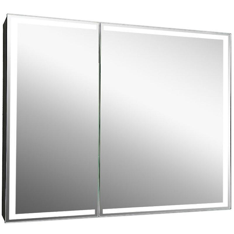 Зеркальный шкаф Континент Mirror Box black Led 100 МВК051 с подсветкой Черный, купить, цена, заказать, магазин, доставка, скидка, промокод, купить, цена, заказать, магазин, доставка, скидка, промокод
