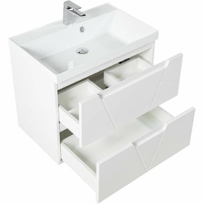 Тумба под раковину BelBagno Vittoria 90 VITTORIA-900-2C-SO-BO-P подвесная Bianco Opaco