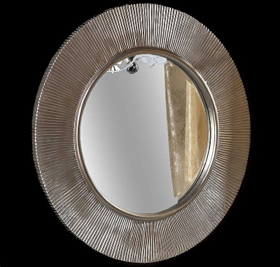 Зеркало Boheme Neo-Art Shine 82 528-SL light с подсветкой Серебро глянец