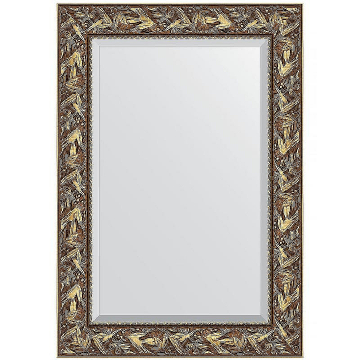 Зеркало Evoform Exclusive 99х69 BY 3441 с фацетом в багетной раме - Византия золото 99