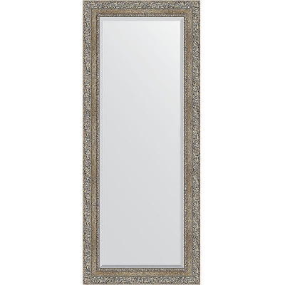 Зеркало Evoform Exclusive 145х60 BY 3539 с фацетом в багетной раме - Виньетка античное серебро 85