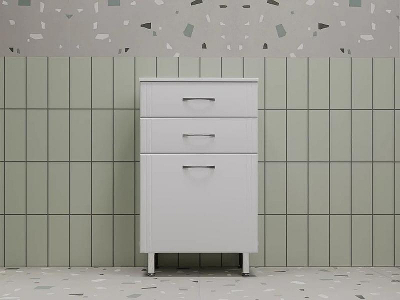 Комод Style Line Эко Стандарт ТН 50 ЛС-00002330 Белый глянцевый