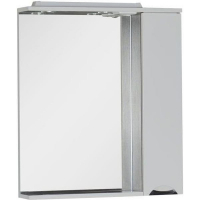 Зеркало со шкафом Aquanet Гретта 75 173995 с подсветкой R Венге Белое, купить, цена, заказать, магазин, доставка, скидка, промокод, купить, цена, заказать, магазин, доставка, скидка, промокод