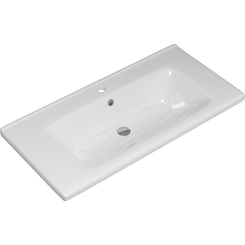 Тумба с раковиной Brevita Alicante 90 УТ000015978 подвесная Белая матовая, купить, цена, заказать, магазин, доставка, скидка, промокод, купить, цена, заказать, магазин, доставка, скидка, промокод