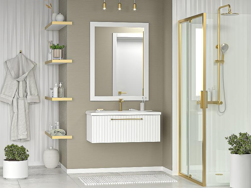 Тумба с раковиной Brevita Alicante 90 УТ000015978 подвесная Белая матовая, купить, цена, заказать, магазин, доставка, скидка, промокод, купить, цена, заказать, магазин, доставка, скидка, промокод