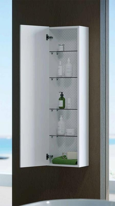 Шкаф пенал Clarberg Dune 35 DUN0535 подвесной Белый, купить, цена, заказать, магазин, доставка, скидка, промокод, купить, цена, заказать, магазин, доставка, скидка, промокод