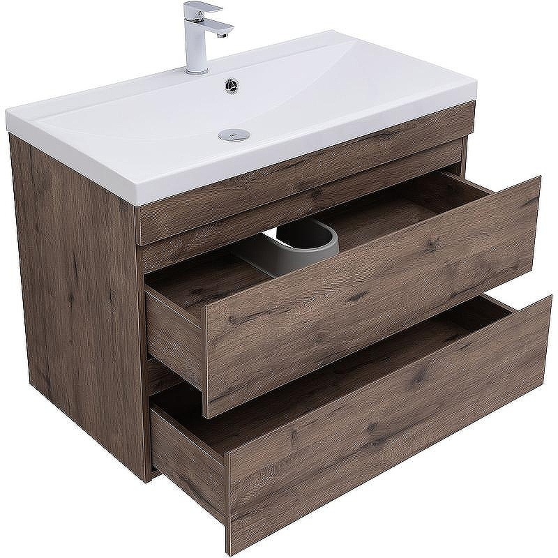 Тумба под раковину Aquanet Нота New 90 334193 подвесная Дуб веллингтон табак, купить, цена, заказать, магазин, доставка, скидка, промокод, купить, цена, заказать, магазин, доставка, скидка, промокод