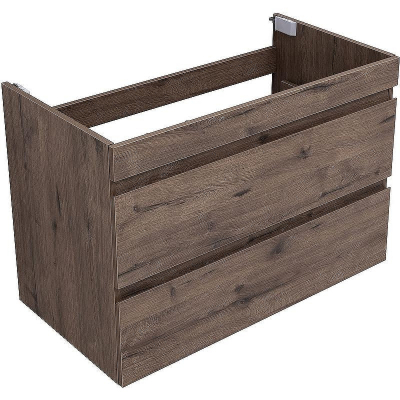 Тумба под раковину Aquanet Нота New 90 334193 подвесная Дуб веллингтон табак