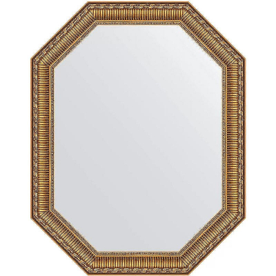 Зеркало Evoform Octagon 55х70 BY 7058 в багетной раме - Золотой акведук 61