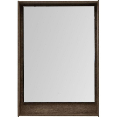 Зеркало Aquanet Милан 60 336398 с подсветкой Дуб рустикальный с сенсорным выключателем