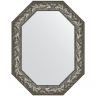 Зеркало Evoform Polygon 88х68 BY 7227 в багетной раме - Византия серебро 99, купить, цена, заказать, магазин, доставка, скидка, промокод, купить, цена, заказать, магазин, доставка, скидка, промокод
