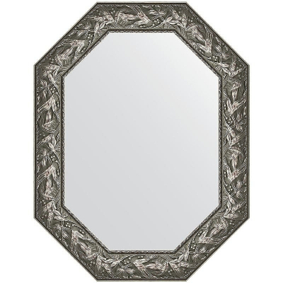 Зеркало Evoform Polygon 88х68 BY 7227 в багетной раме - Византия серебро 99