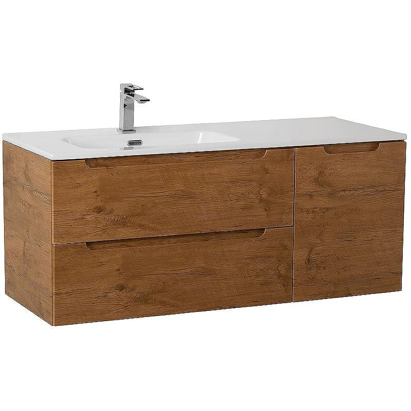 Тумба под раковину BelBagno Etna 100 L ETNA-1000-2C-1A-SO-RN-L подвесная Rovere Nature, купить, цена, заказать, магазин, доставка, скидка, промокод, купить, цена, заказать, магазин, доставка, скидка, промокод