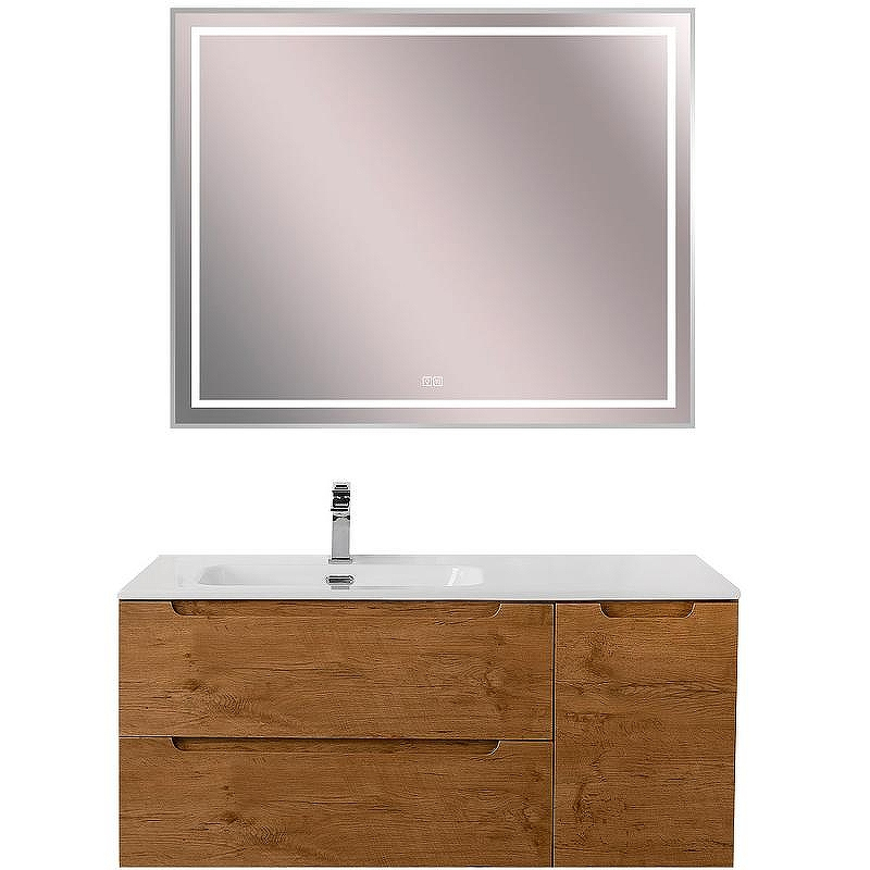 Тумба под раковину BelBagno Etna 100 L ETNA-1000-2C-1A-SO-RN-L подвесная Rovere Nature, купить, цена, заказать, магазин, доставка, скидка, промокод, купить, цена, заказать, магазин, доставка, скидка, промокод