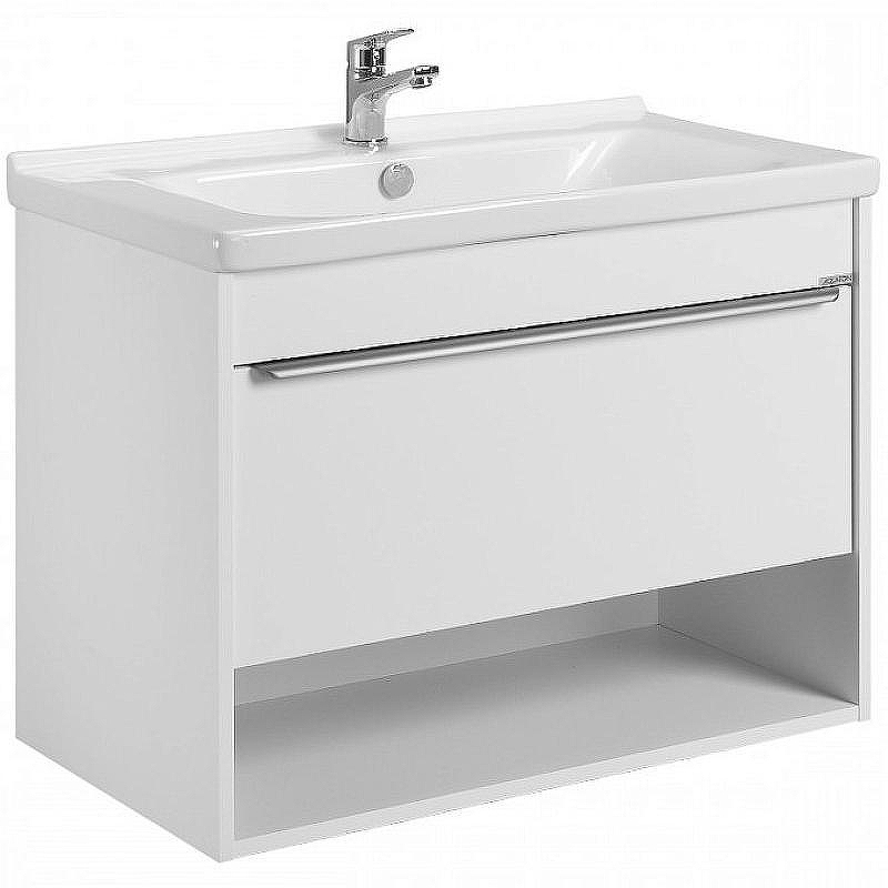 Тумба под раковину Aquaton Хоуп 80 1A287301HP2B0 подвесная Белая матовая, купить, цена, заказать, магазин, доставка, скидка, промокод, купить, цена, заказать, магазин, доставка, скидка, промокод