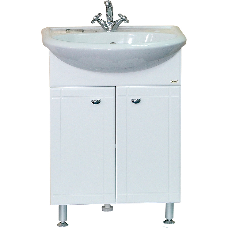 Тумба с раковиной Misty Уют 50 ИП000000154 Белая, купить, цена, заказать, магазин, доставка, скидка, промокод, купить, цена, заказать, магазин, доставка, скидка, промокод