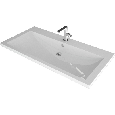 Тумба с раковиной Misty Ингрид 90 УТ000015020 Белая