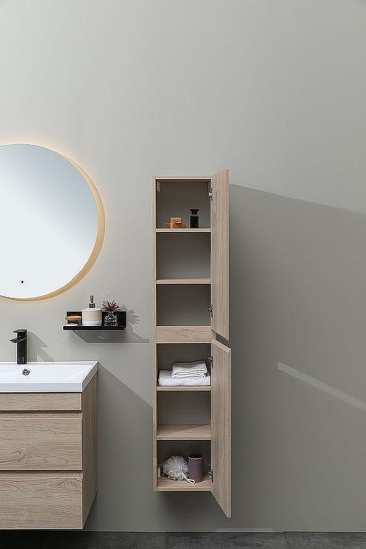 Шкаф пенал Aquanet Нота New 30 334201 подвесной Дуб светлый, купить, цена, заказать, магазин, доставка, скидка, промокод, купить, цена, заказать, магазин, доставка, скидка, промокод