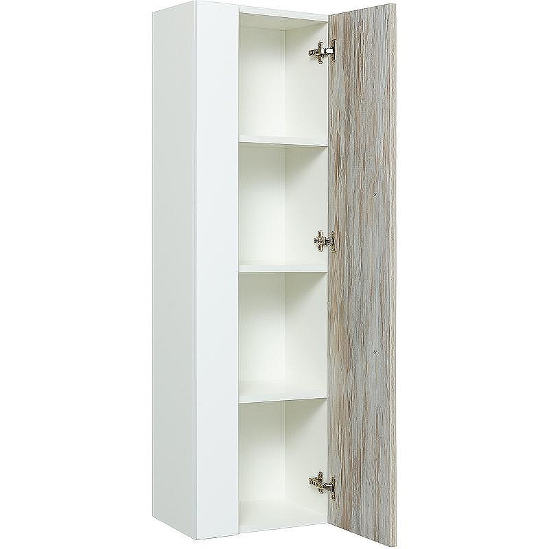 Шкаф пенал Runo Вудлайн 35 00-00001012 подвесной Дуб скандинавский Белый, купить, цена, заказать, магазин, доставка, скидка, промокод, купить, цена, заказать, магазин, доставка, скидка, промокод