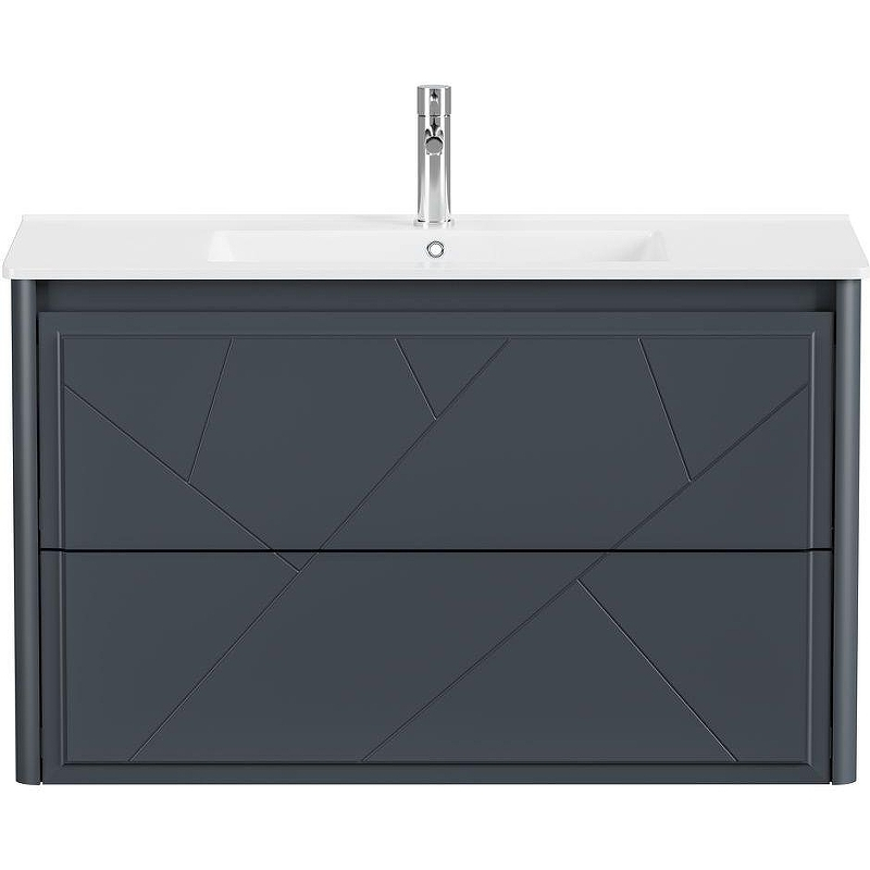 Тумба под раковину Allen Brau Paris 100 1.360002.AM подвесная Антрацит матовый, купить, цена, заказать, магазин, доставка, скидка, промокод, купить, цена, заказать, магазин, доставка, скидка, промокод