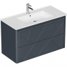 Тумба под раковину Allen Brau Paris 100 1.360002.AM подвесная Антрацит матовый, купить, цена, заказать, магазин, доставка, скидка, промокод, купить, цена, заказать, магазин, доставка, скидка, промокод