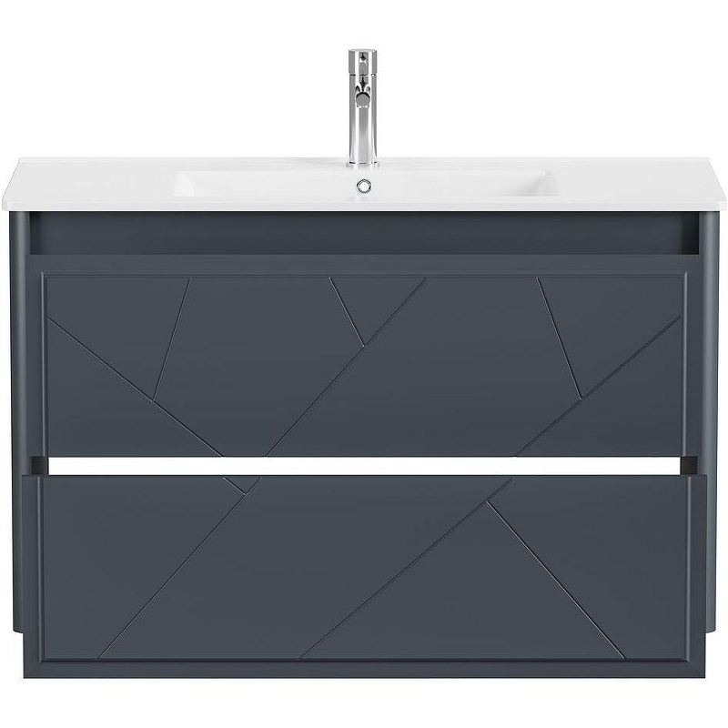 Тумба под раковину Allen Brau Paris 100 1.360002.AM подвесная Антрацит матовый, купить, цена, заказать, магазин, доставка, скидка, промокод, купить, цена, заказать, магазин, доставка, скидка, промокод