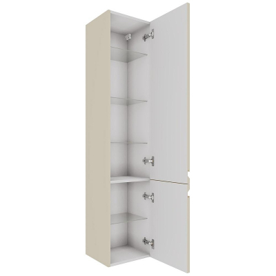 Шкаф пенал Aquatek Вега 35 R AQ70035R-LC подвесной Капучино светлый