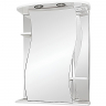 Зеркальный шкаф Misty Лиана 60 L Э-Лиа02060-01СвЛ с подсветкой Белый, купить, цена, заказать, магазин, доставка, скидка, промокод, купить, цена, заказать, магазин, доставка, скидка, промокод