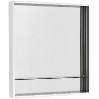 Зеркало Aquaton Ривьера 60 1A238902RVX20 с подсветкой Белый матовый, купить, цена, заказать, магазин, доставка, скидка, промокод, купить, цена, заказать, магазин, доставка, скидка, промокод