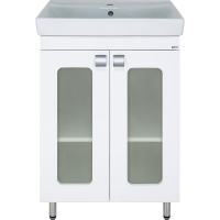 Тумба с раковиной Misty Урал 60 УТ000011701 Белая, купить, цена, заказать, магазин, доставка, скидка, промокод, купить, цена, заказать, магазин, доставка, скидка, промокод