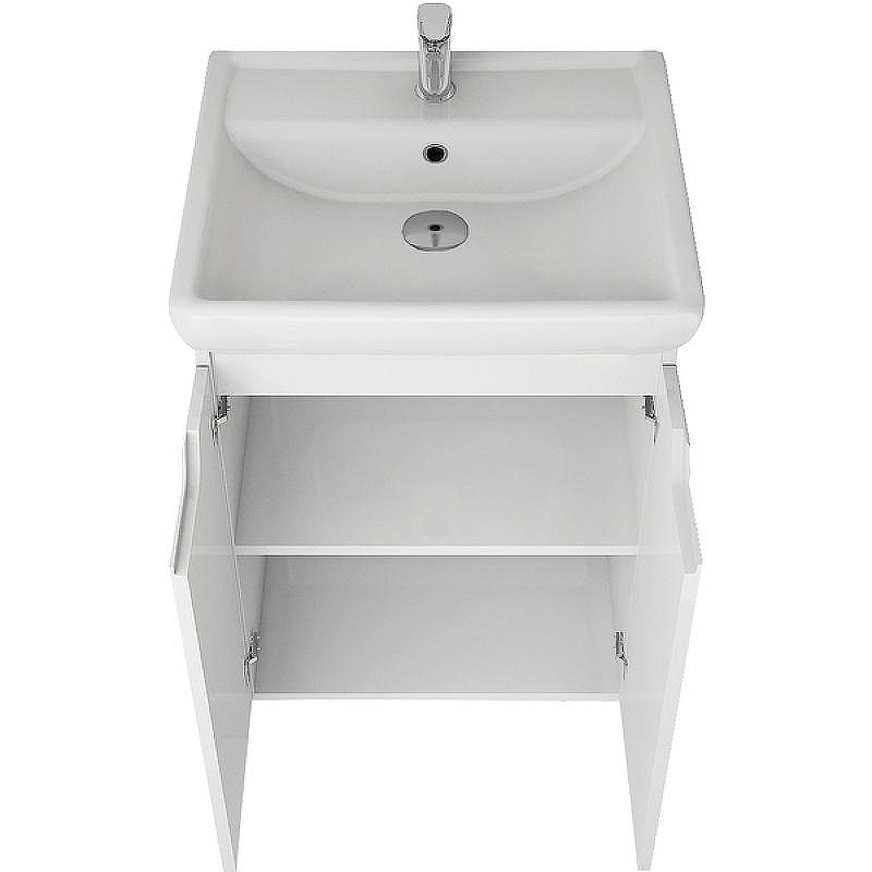 Тумба под раковину Dreja Q Plus (D) 55 99.1008 подвесная напольная Белый, купить, цена, заказать, магазин, доставка, скидка, промокод, купить, цена, заказать, магазин, доставка, скидка, промокод