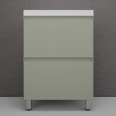 Тумба под раковину Style Line Манхэттен 60 ЛС-00002379 цвет Олива