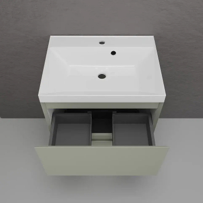 Тумба под раковину Style Line Манхэттен 60 ЛС-00002379 цвет Олива