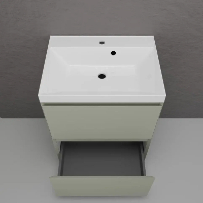 Тумба под раковину Style Line Манхэттен 60 ЛС-00002379 цвет Олива