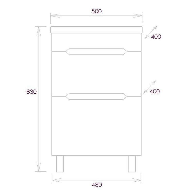 Тумба под раковину Onika Айленд 50 105039 цвет Белый, купить, цена, заказать, магазин, доставка, скидка, промокод, купить, цена, заказать, магазин, доставка, скидка, промокод