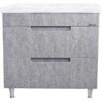 Тумба под раковину Bellezza Грейс 90 4630815110487 Скала серая, купить, цена, заказать, магазин, доставка, скидка, промокод, купить, цена, заказать, магазин, доставка, скидка, промокод