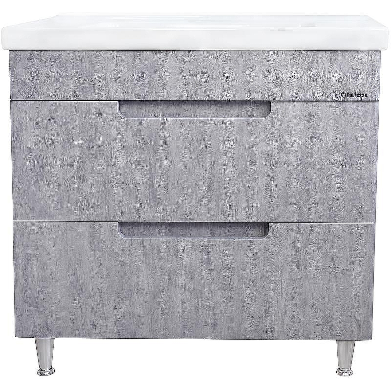 Тумба под раковину Bellezza Грейс 90 4630815110487 Скала серая, купить, цена, заказать, магазин, доставка, скидка, промокод, купить, цена, заказать, магазин, доставка, скидка, промокод